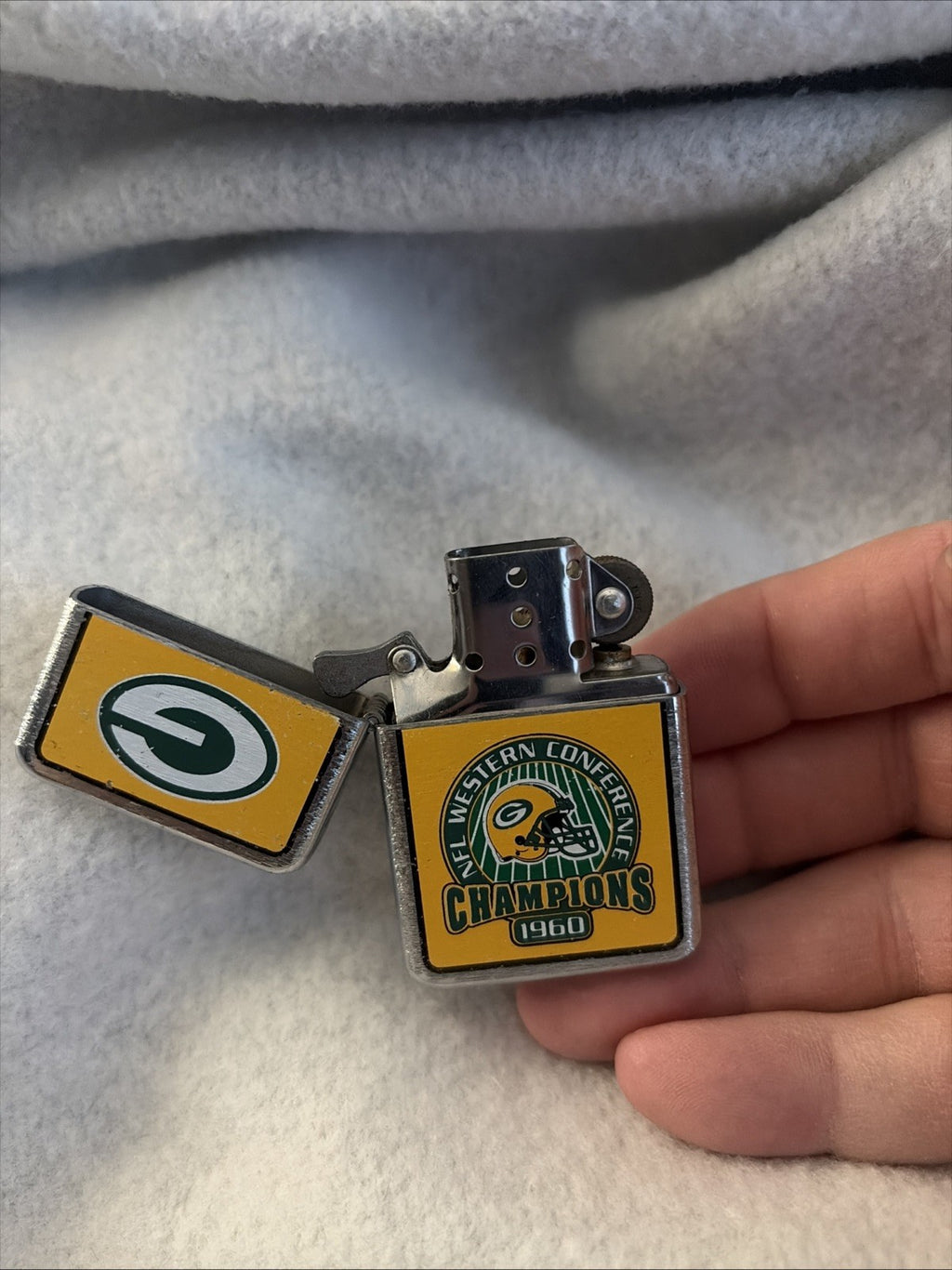 Green Bay Packer Lighter 1960 Western Conference Champions