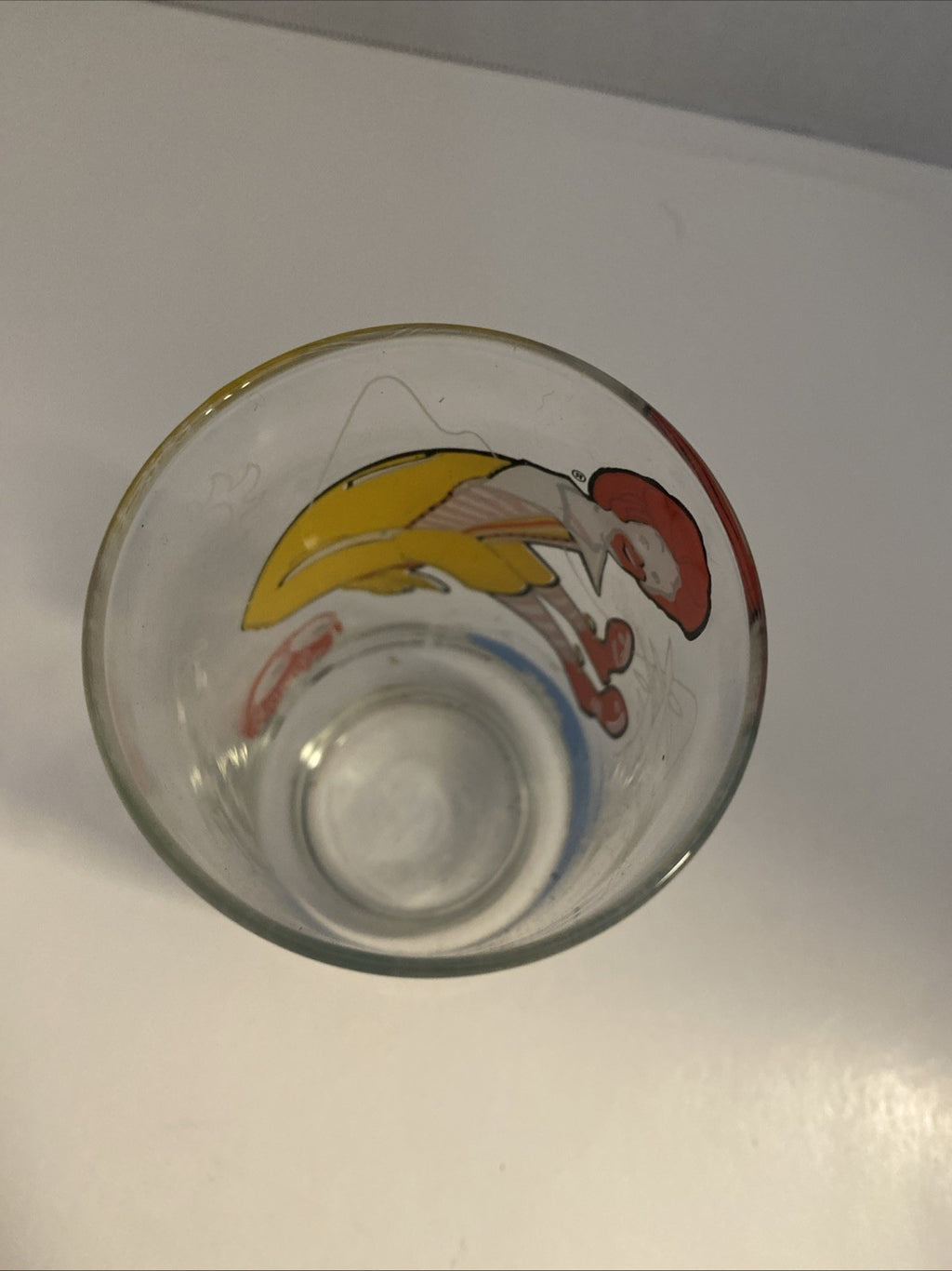 Vintage 1977 McDonalds Ronald McDonald Action Series Collector Collectible Glass
