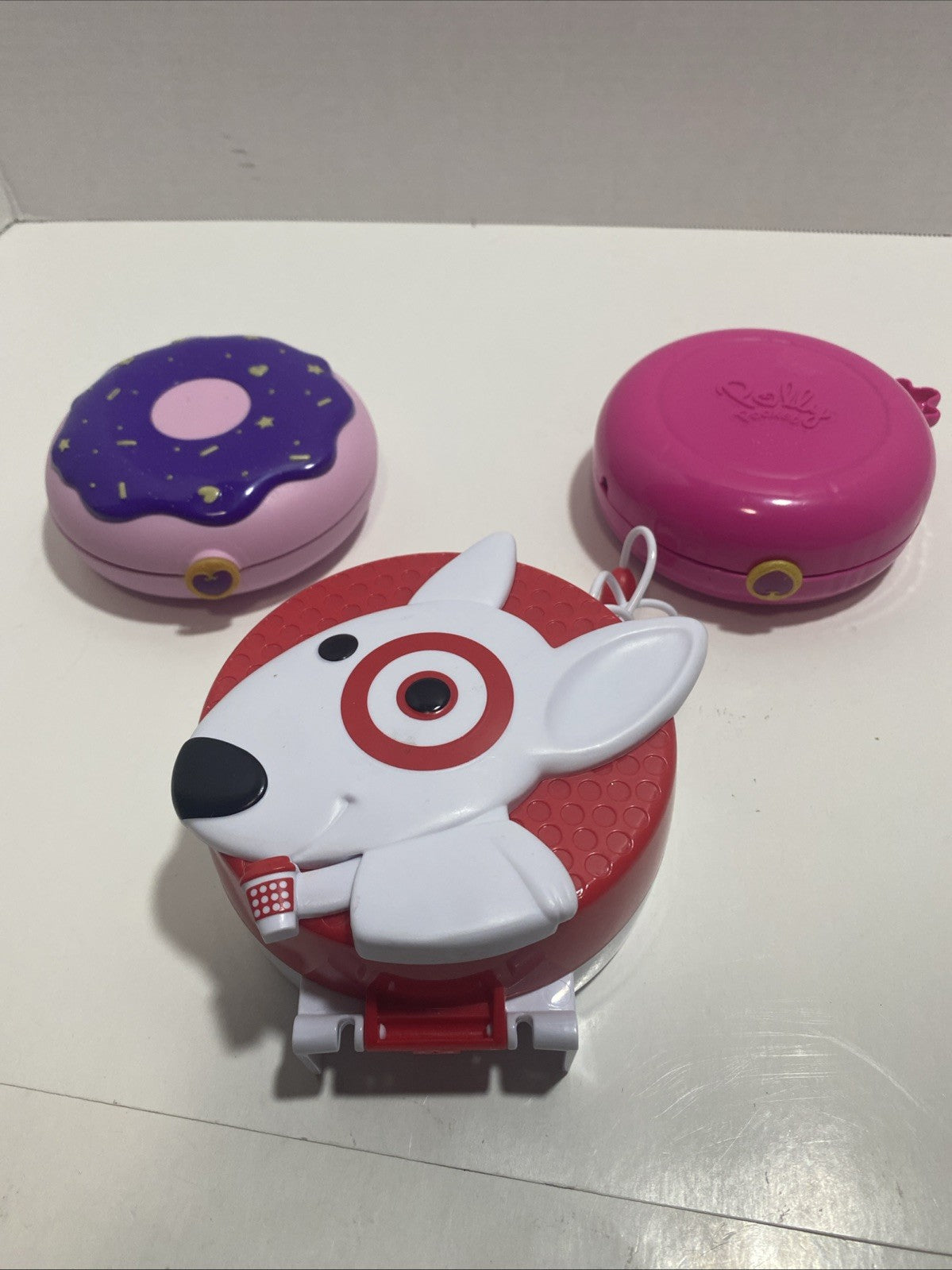 Lot Of Three Polly Pockets Cases Dolls And Accessories