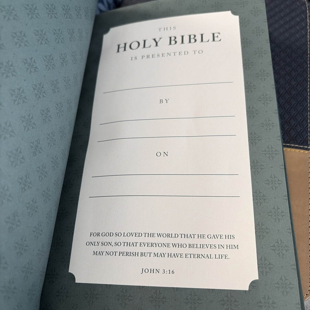 NRSV, Catholic Bible, Gift Edition, Leathersoft, Teal, Comfort Print - No Box