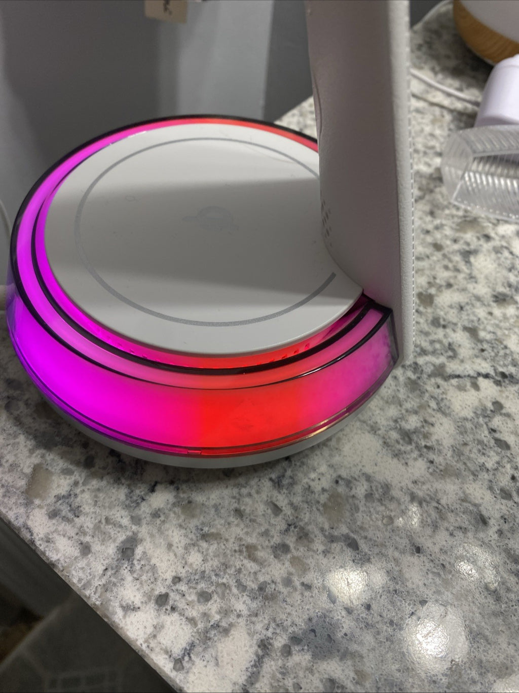 OttLite Wireless Charging LED Lamp Color Changing Base White With Power Cord