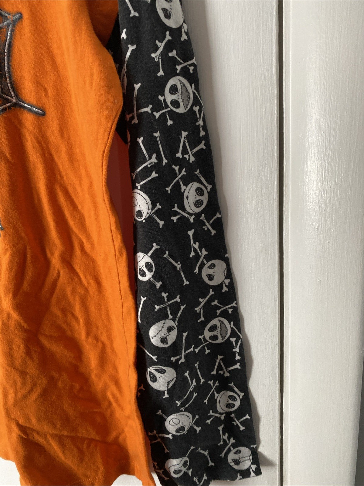 Halloween DISNEY Tim Burton Nightmare Before Christmas Jr XL 15/17 Long Sleeve