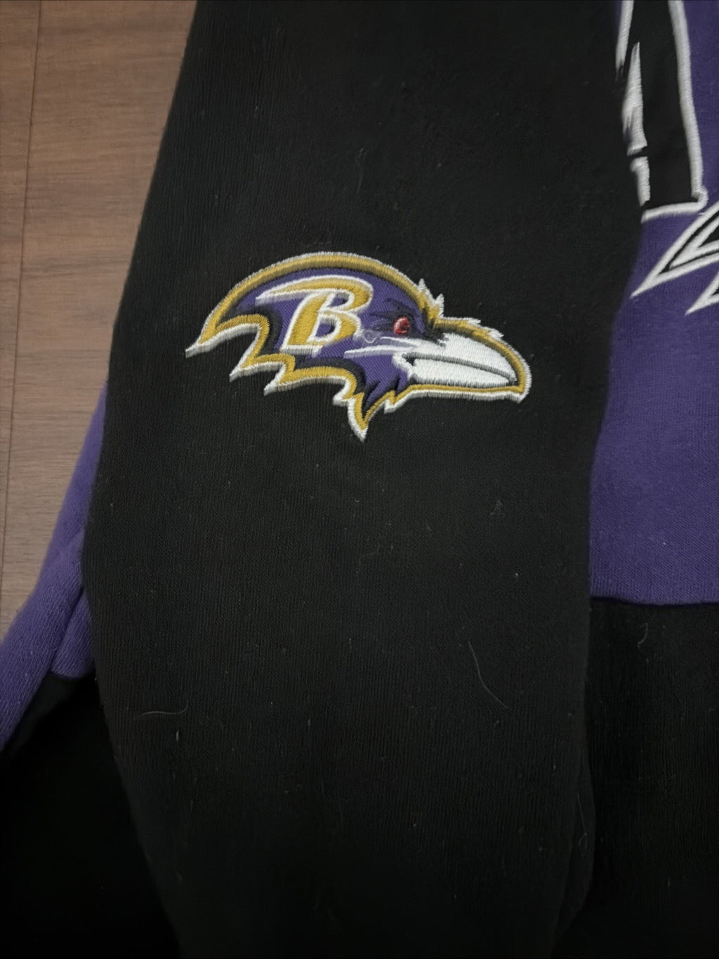 NFL Baltimore Ravens Youth Size XL XLarge (18) Purple Hoodie
