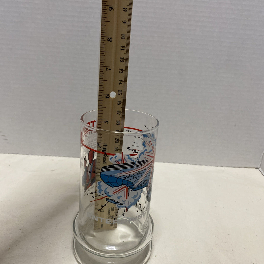 1984 Star Trek Search For Spock Taco Bell Enterprise Destroyed Collector Glass