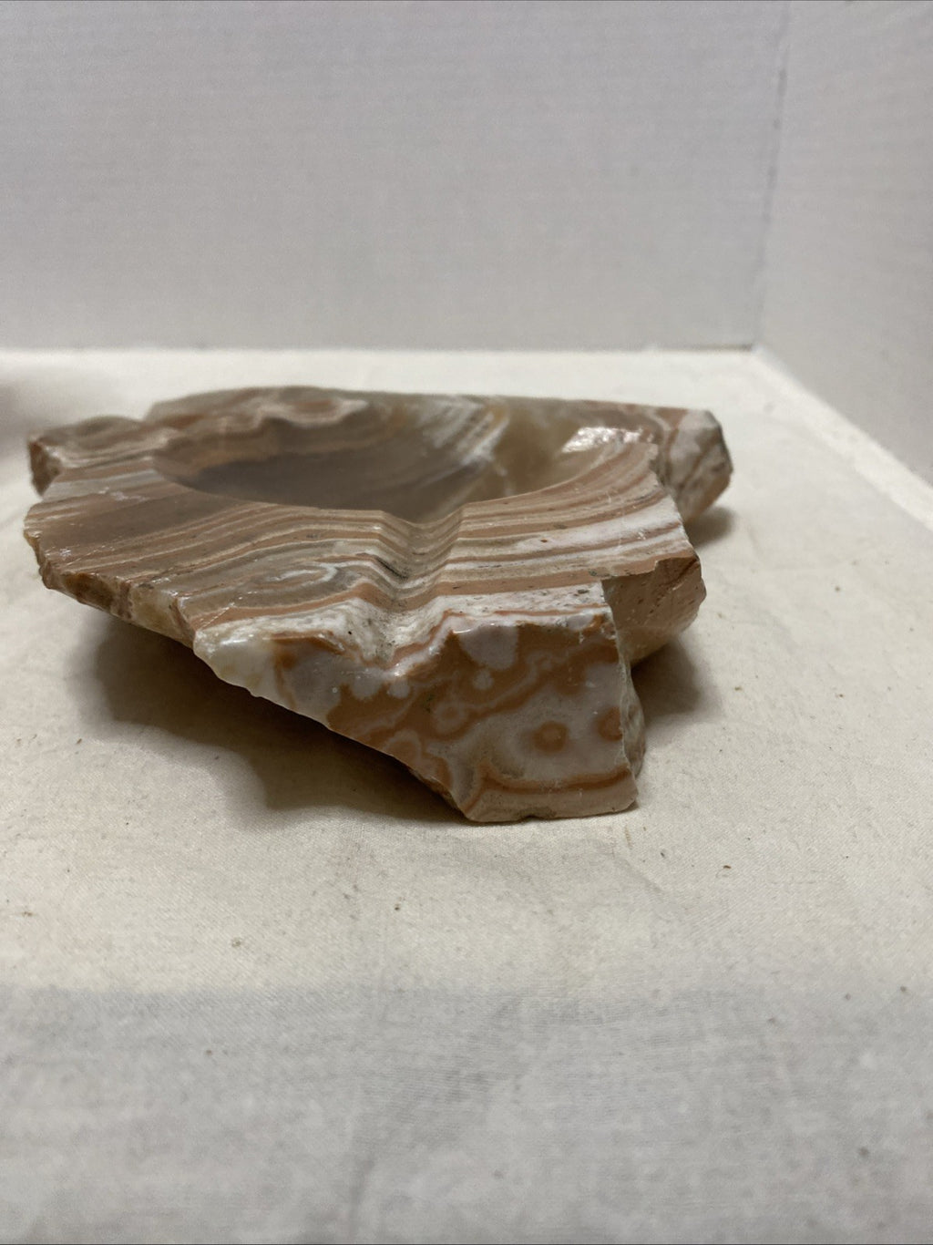 Vintage Ashtray Marble Stone  Mid-century Modern