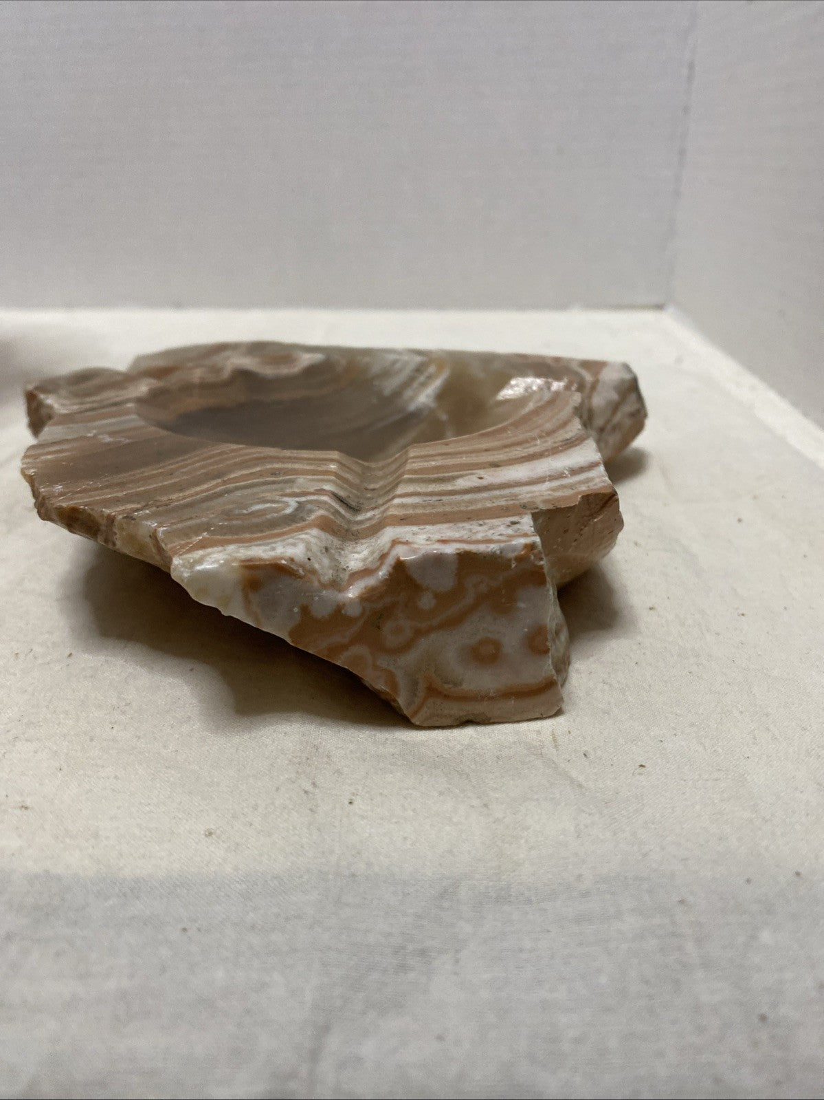 Vintage Ashtray Marble Stone  Mid-century Modern