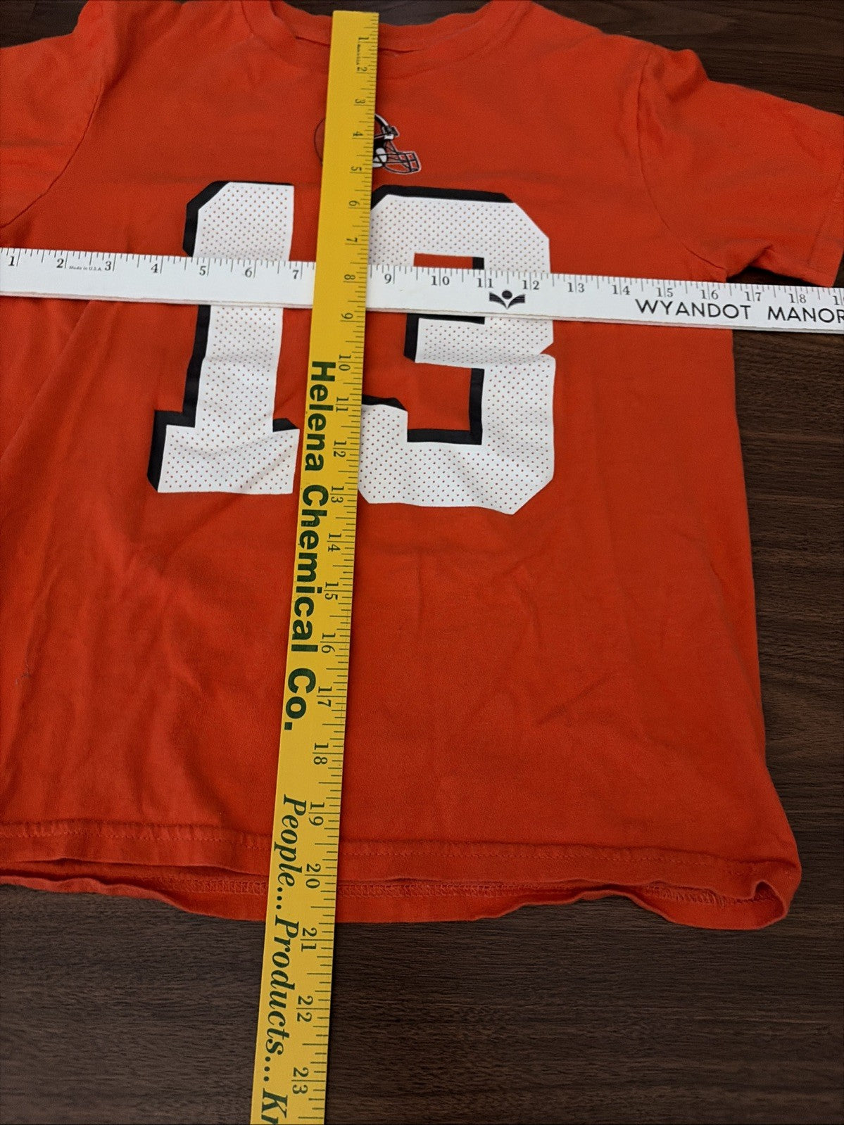 The Nike Tee Cleveland Browns # 13 Beckham Jr. Youth Medium Orange.