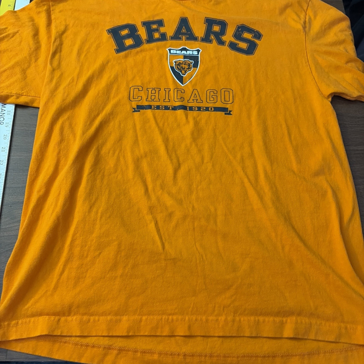 NFL Sports Illustrated Chicago Bears NFL Shirt Orange XL