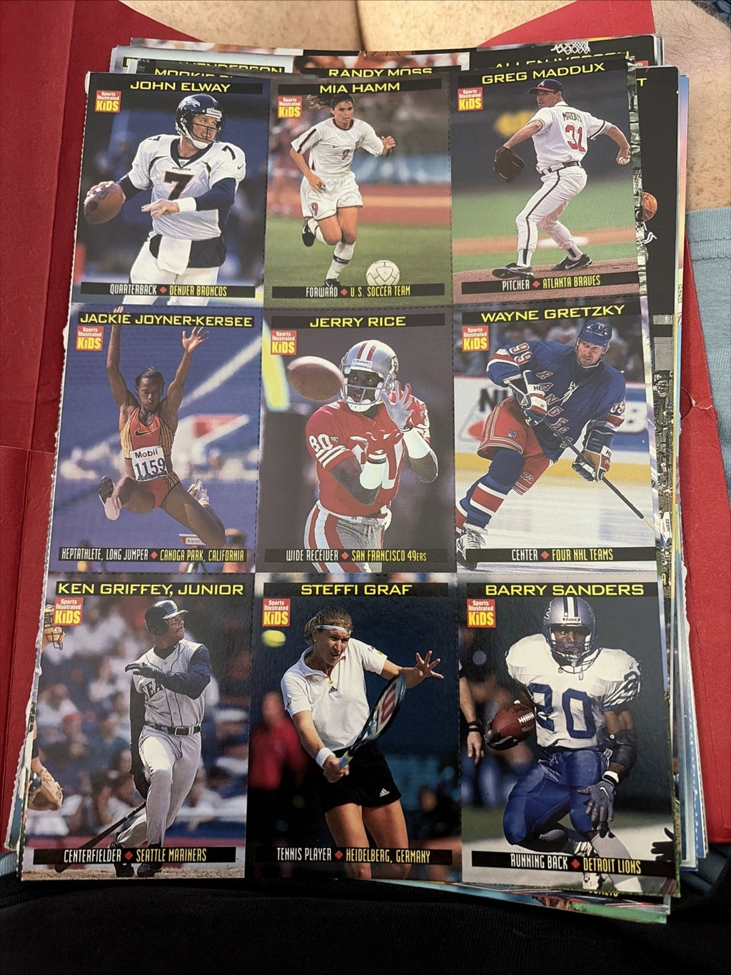 MIA HAMM RARE 1999 SI for Kids 10th Anniversary BGS Uncut Sheet Gretzky Graf