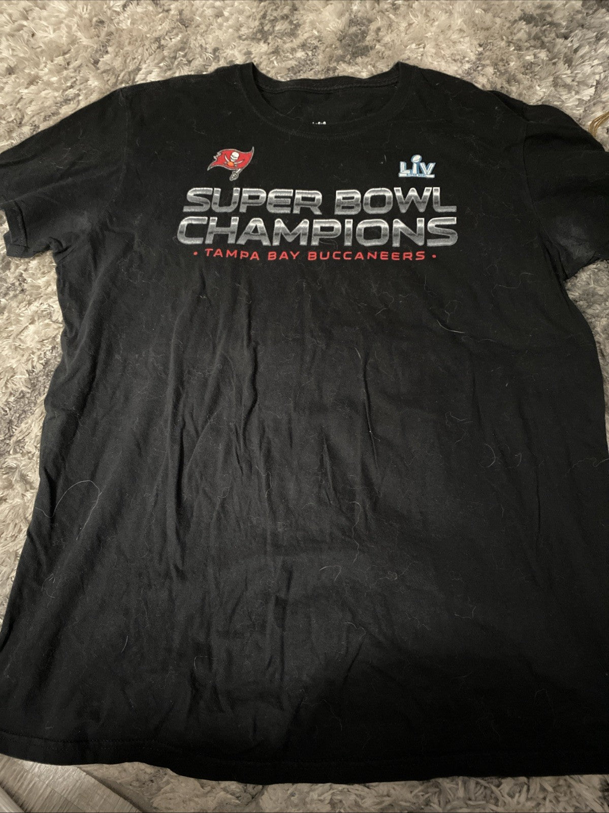Super Bowl champion Tampa Bay Buccaneers Super Bowl T-shirt short sleeve size la