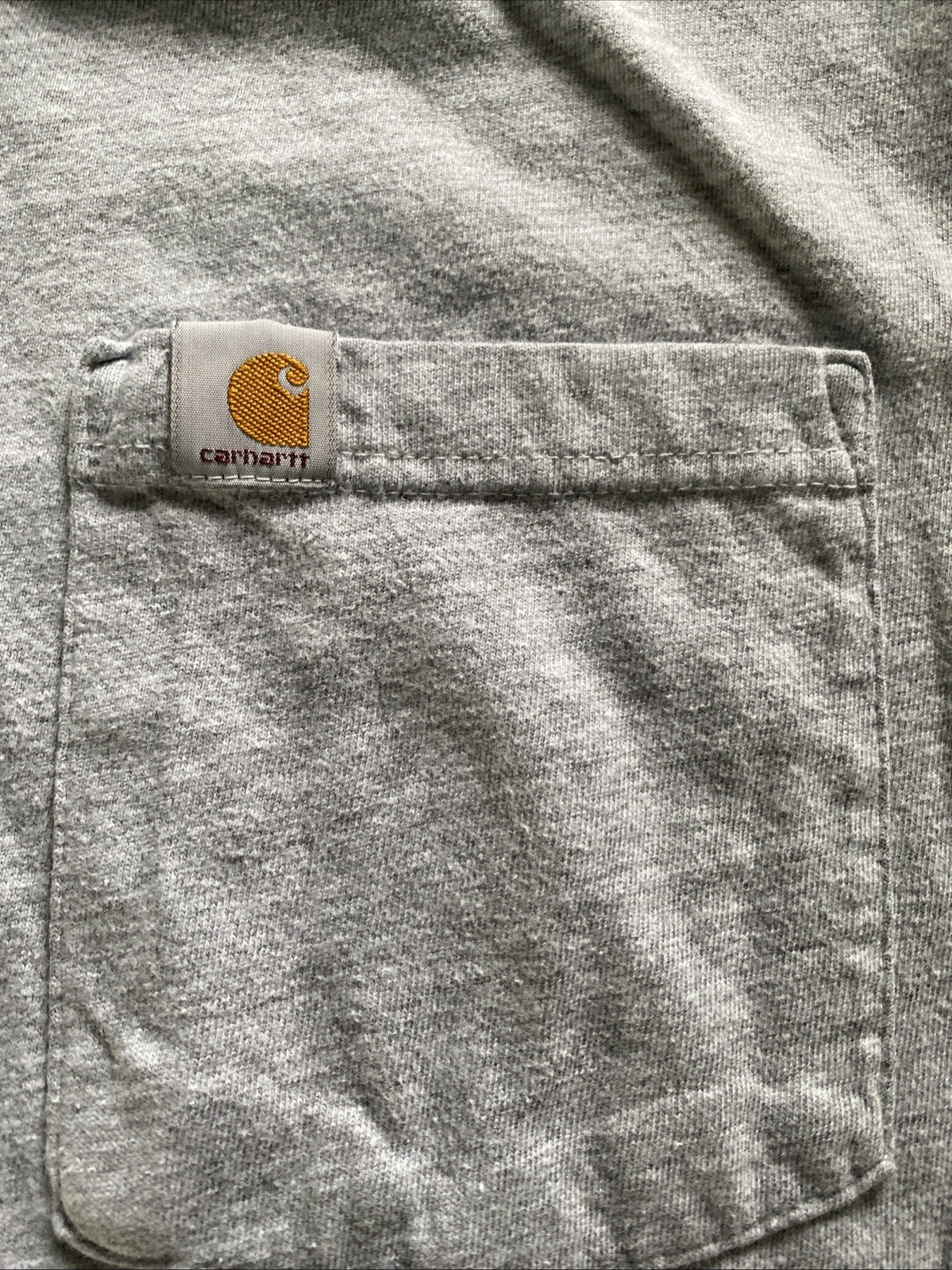 Carhartt Force Relaxed Fit Gray Pocket T Shirt Mens Size L Short Sleeve