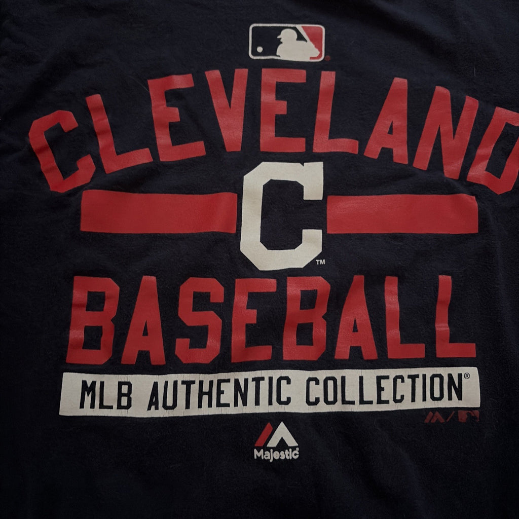 Majestic MLB Cleveland Guardians Baseball Shirt Mens Medium