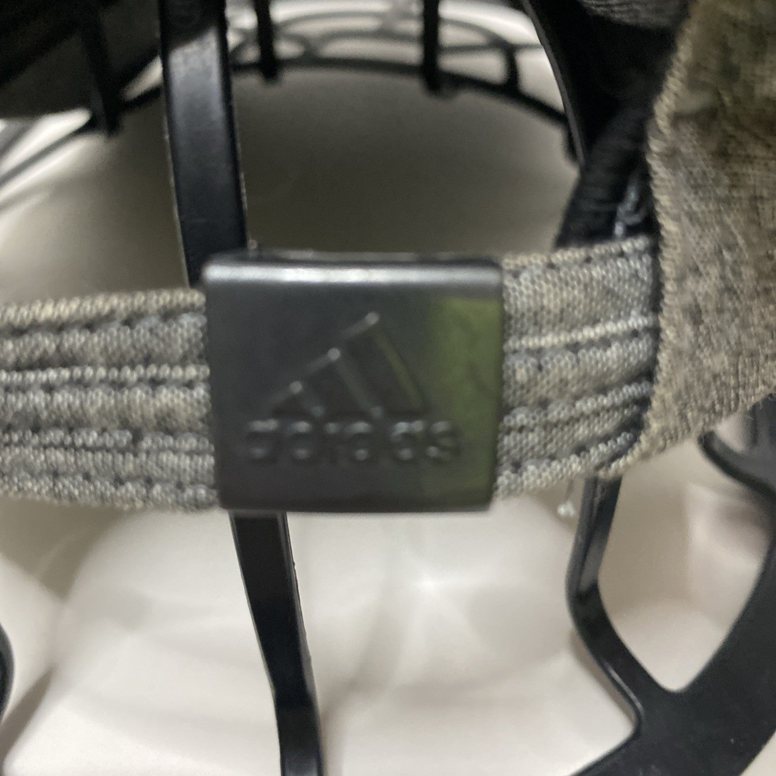 Adidas gray baseball cap grayed Out