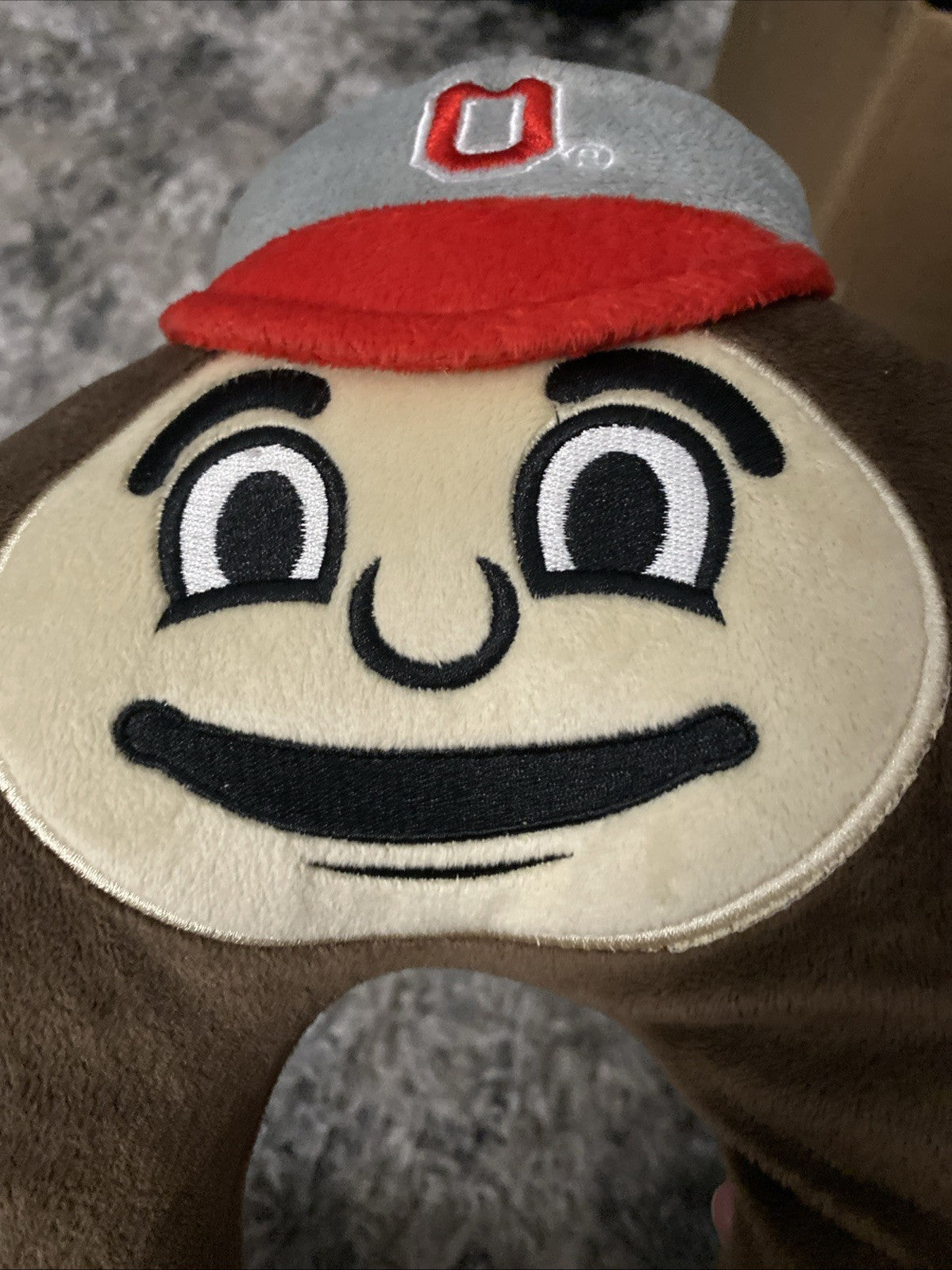 Mascot Wear Neck Pillow, Ohio State University, Brutus, the buckeye Free Shippin