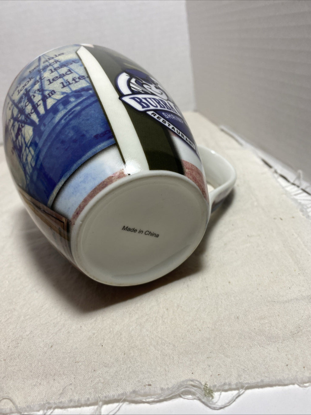 Vintage Bubba Gump Shrimp Co. Mug, Coffee Cup, Forrest Gump, Ft Lauderdale