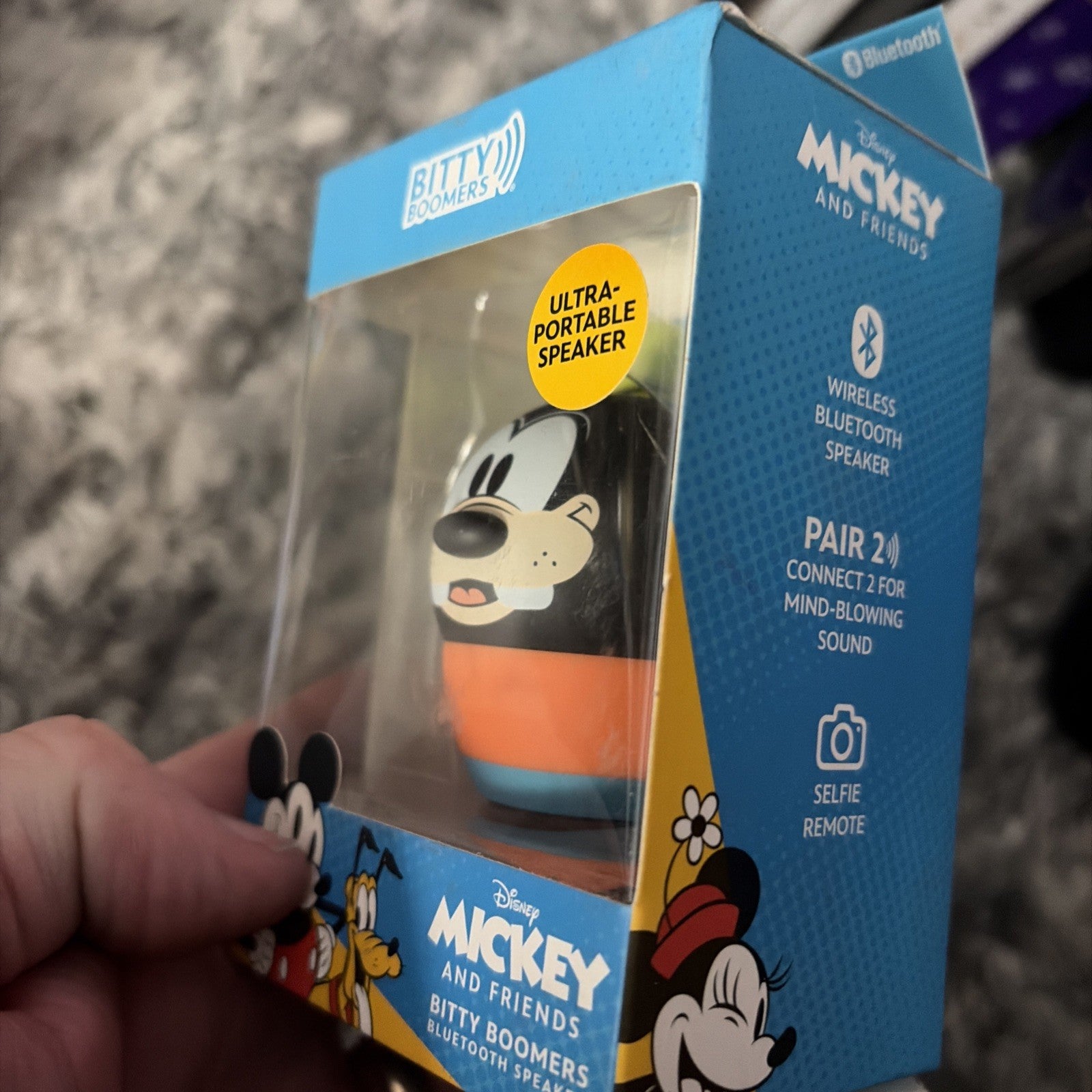 Bitty Boomers - Disney & Friends Goofy Bluetooth Speaker AWESOME SOUND Rare