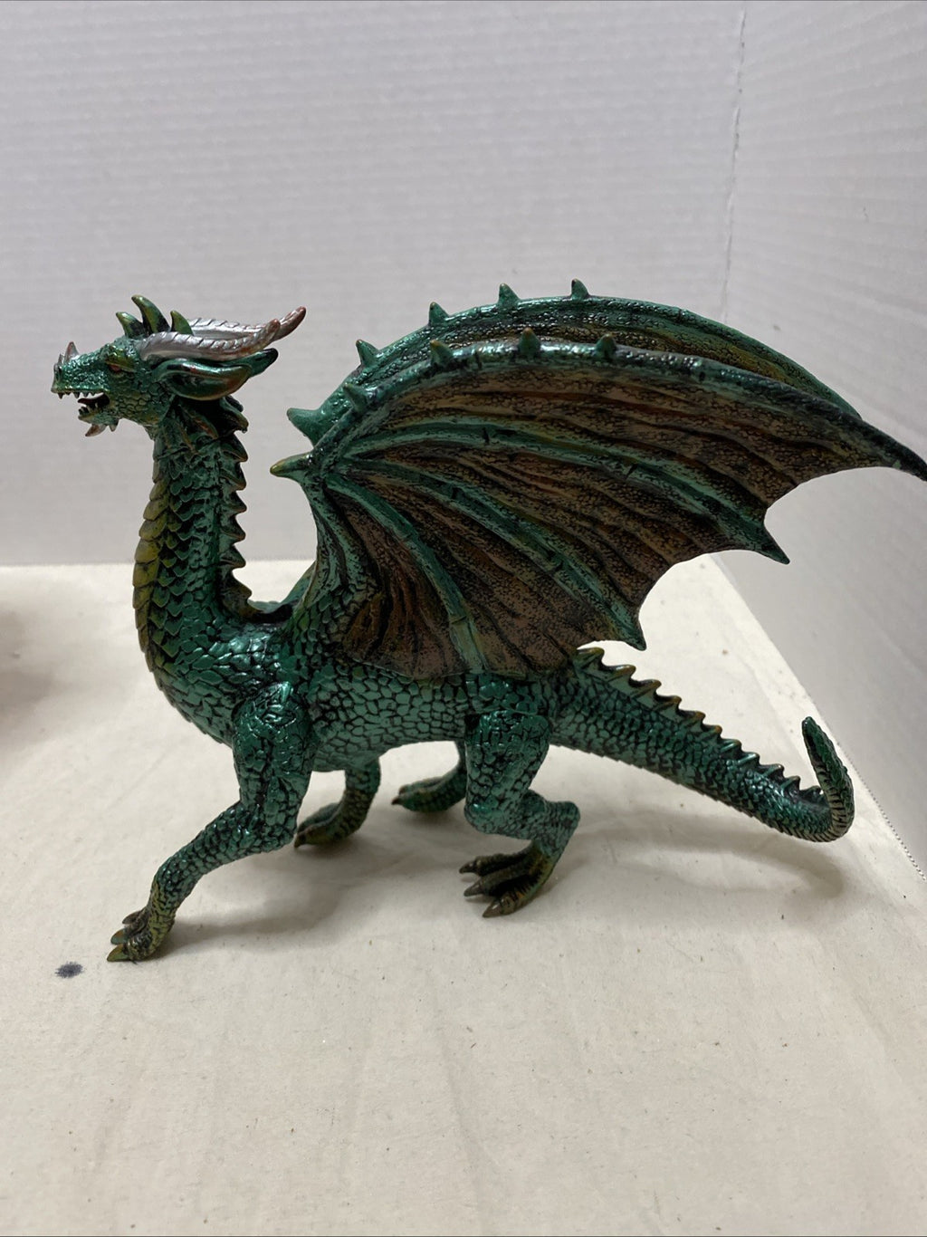Green Dragon Myths and Marvels Figure 9"x7" Soft Rubber