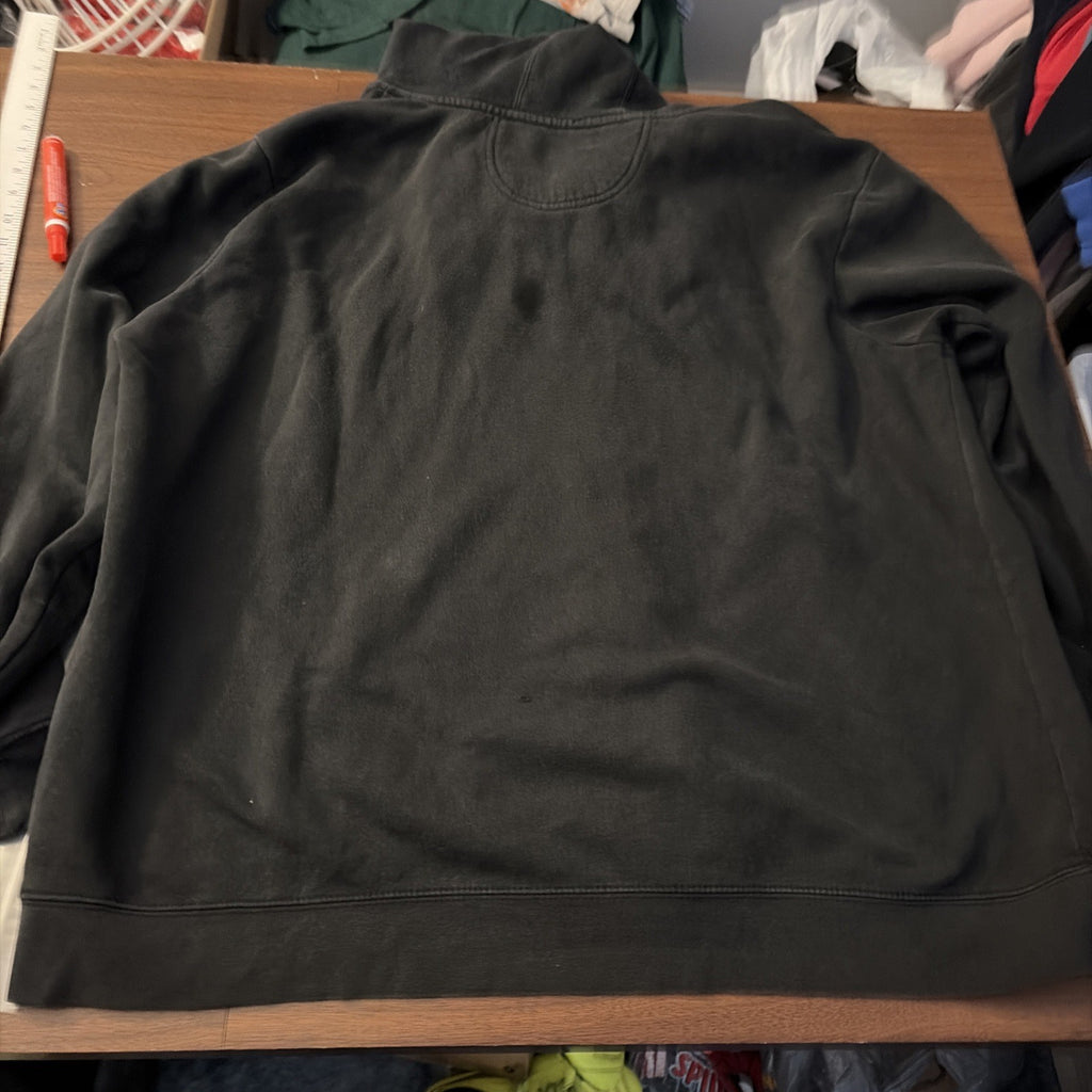 NFL Pittsburgh Steelers Zip Up Hoodie Sweatshirt Long Sleeve Black 2XL