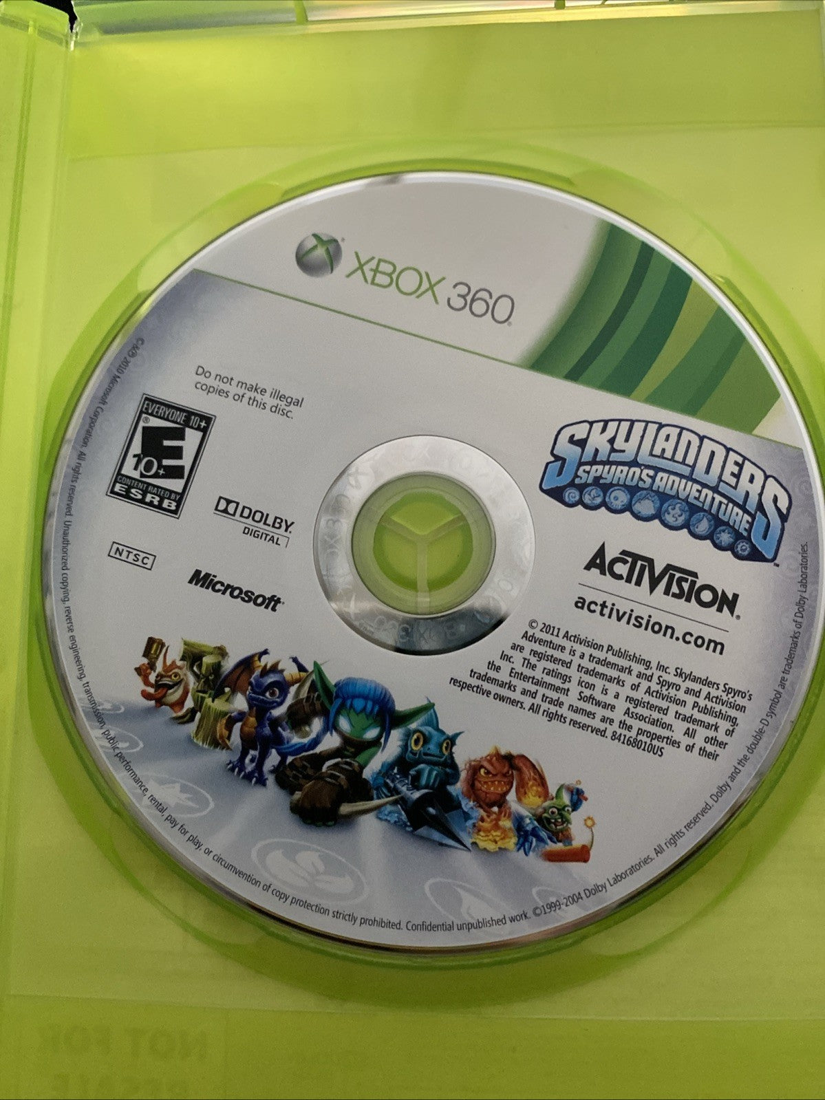 Skylanders Spyros Adventure Microsoft Xbox 360 Tested