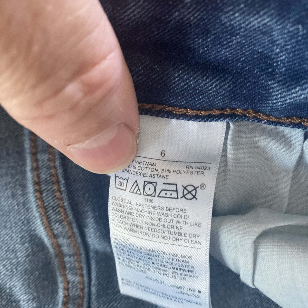 Old Navy Jeans Womens Size 6 Pop Icon Skinny Mid-Rise Blue Denim Waist 30