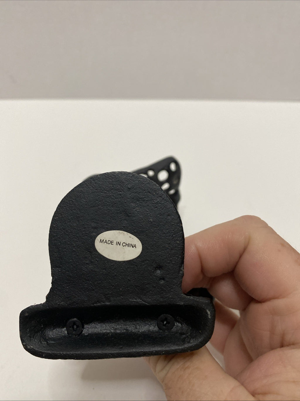 2 Vintage Cow Black Cast Iron Tea Light Candle Holder Cute Design
