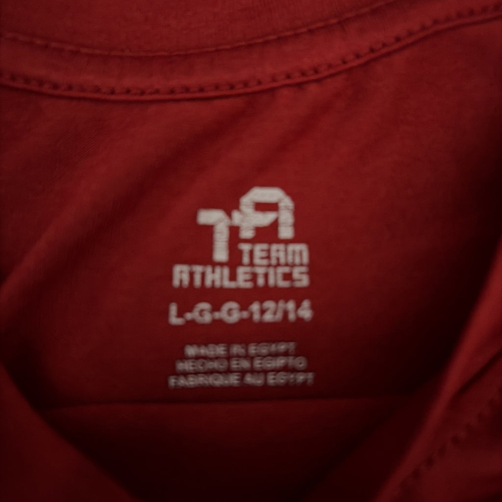 Ohio State Buckeyes Shirt Youth Large (10/12) Red Pullover Athletic Sweat Wickin