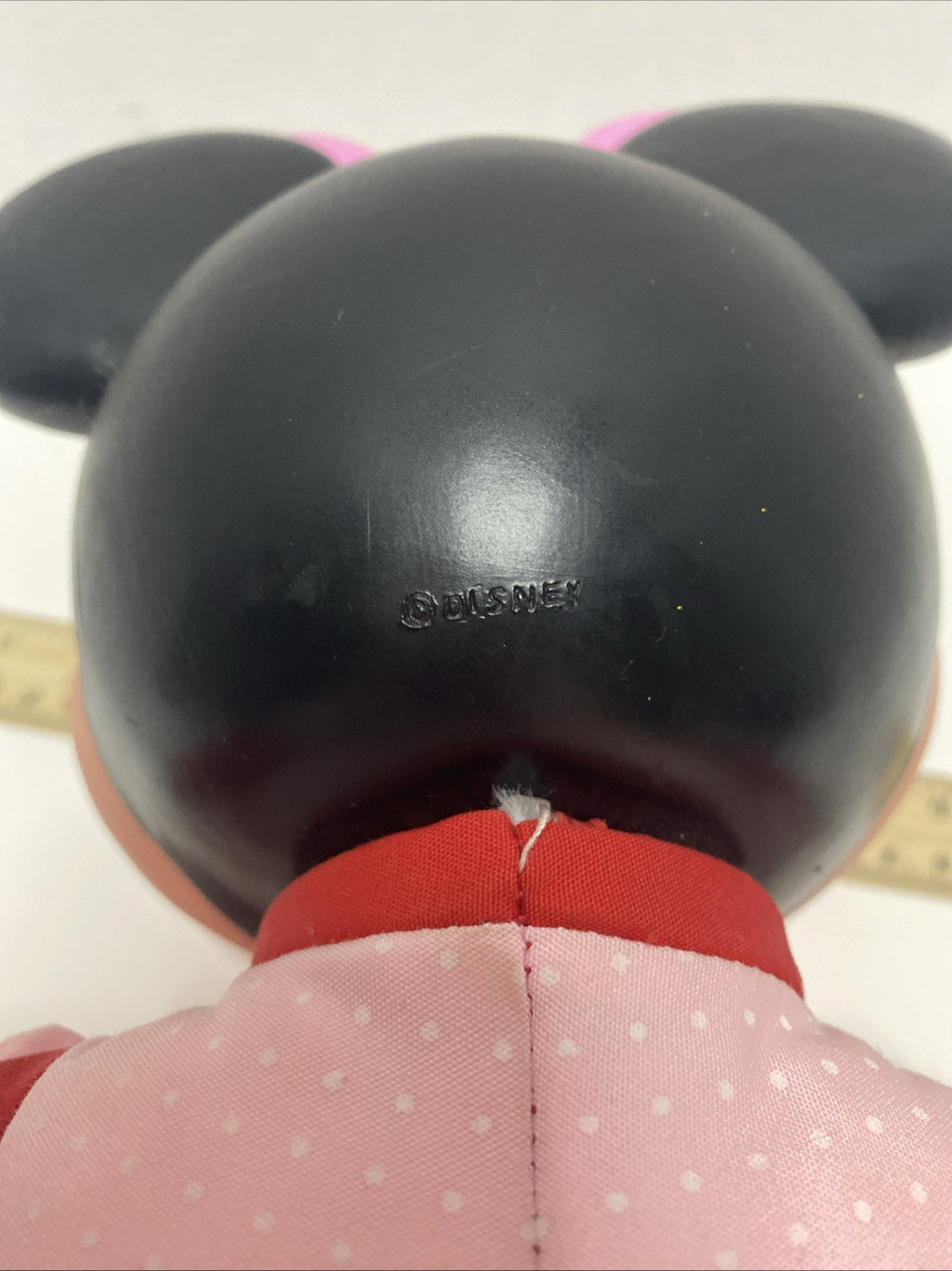 Vintage Minnie Mouse Disney Plush/Plastic 15" Doll Learn to Dress