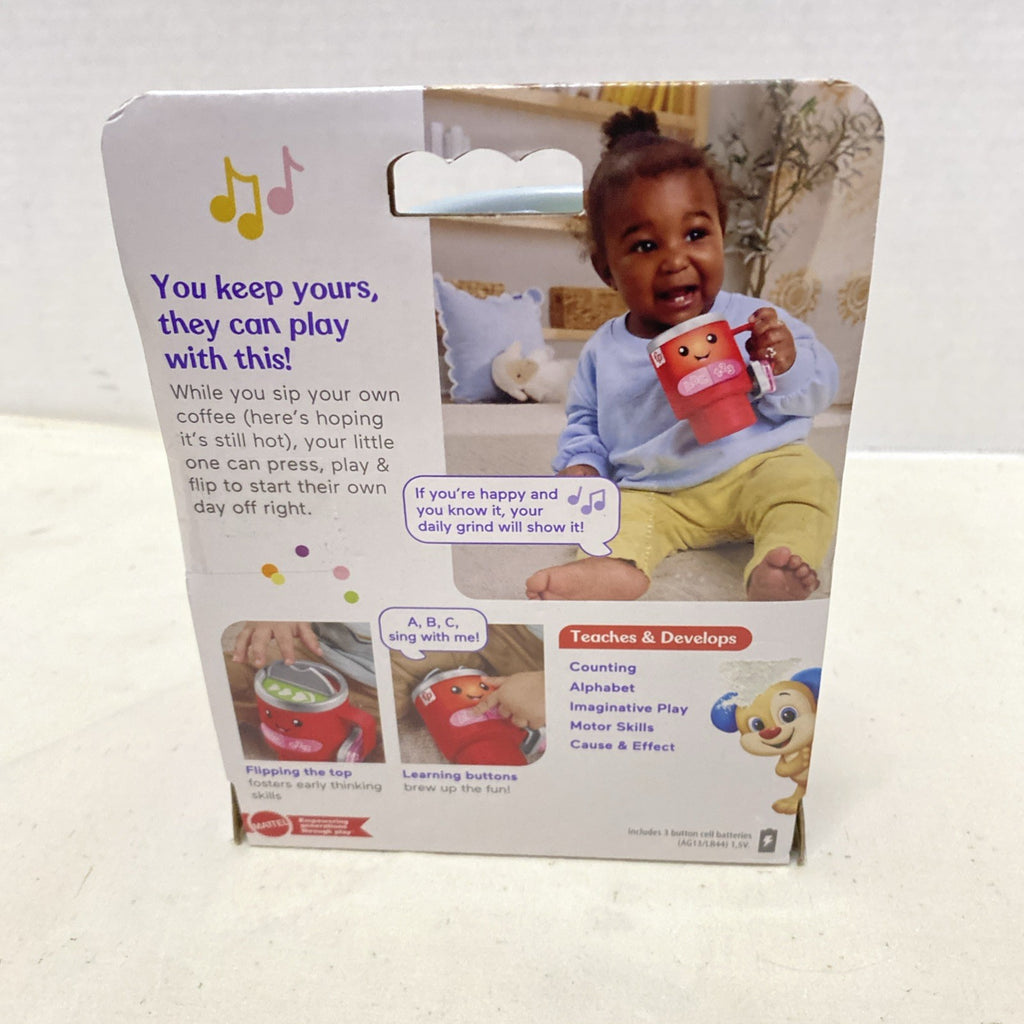 Fisher-Price Laugh & Learn Wake Up & Learn Coffee Mug