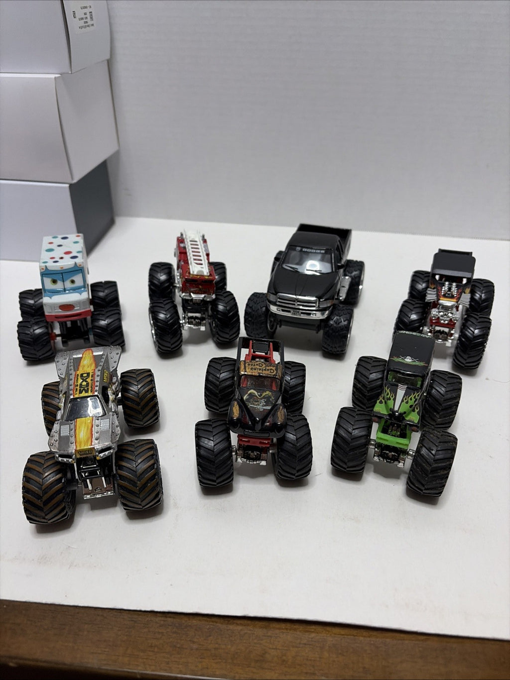 Monster Jam Lot Of 7 Diecast 1:64 Scale Monster Trucks