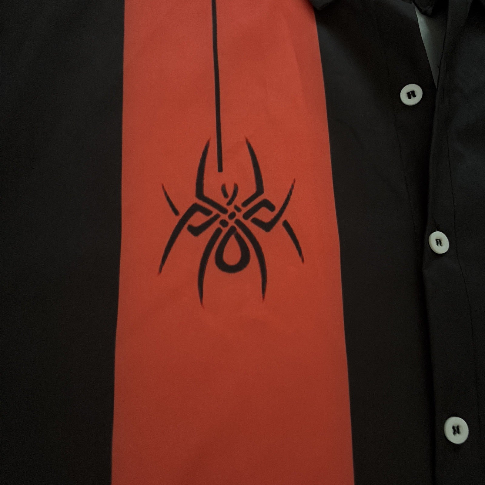 MEN'S XL SHIRTS ~ ECKO CUT & SEW UTILITY / TRIBAL SPIDER ~ VGC BLACK The Ringer