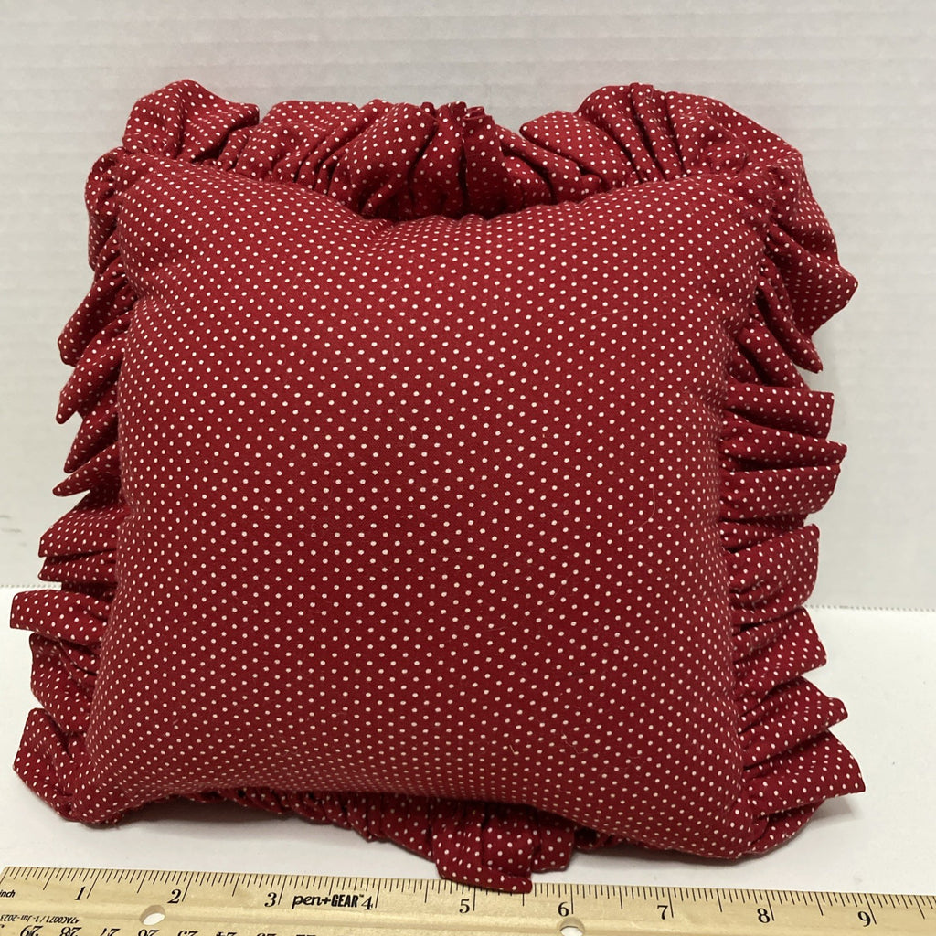CROSS STITCH FINISHED PILLOW OLD FASHION FRIENDS HANDMADE