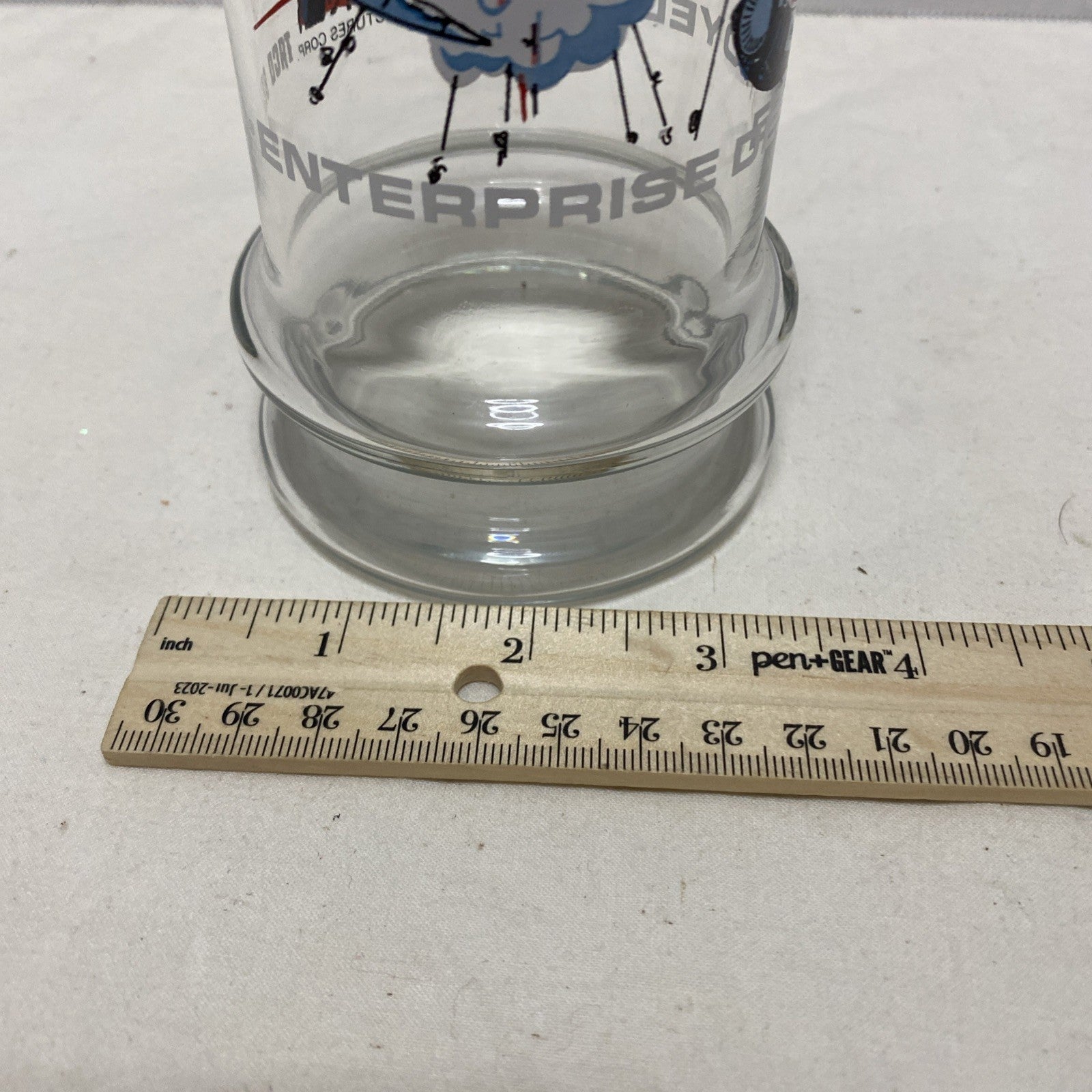 1984 Star Trek Search For Spock Taco Bell Enterprise Destroyed Collector Glass