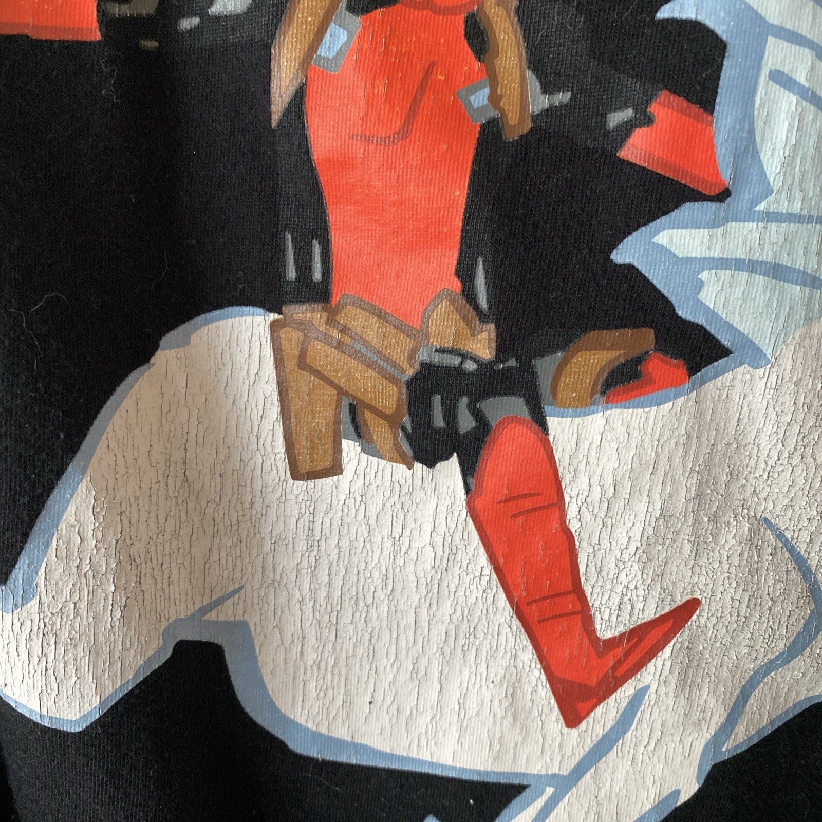 Marvel large men's black tank top Deadpool