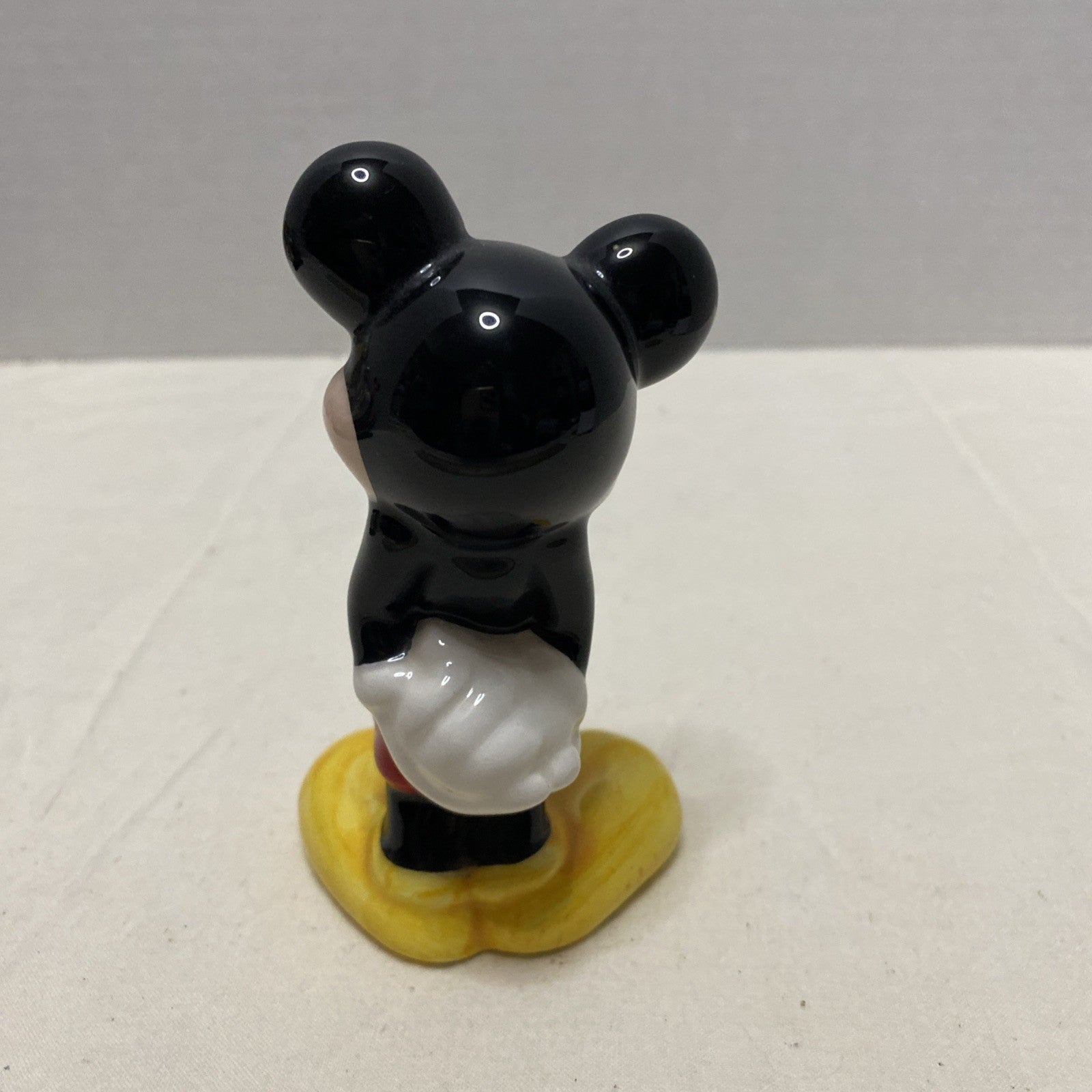Vintage Enesco ceramic Mickey Mouse shy bashful figure