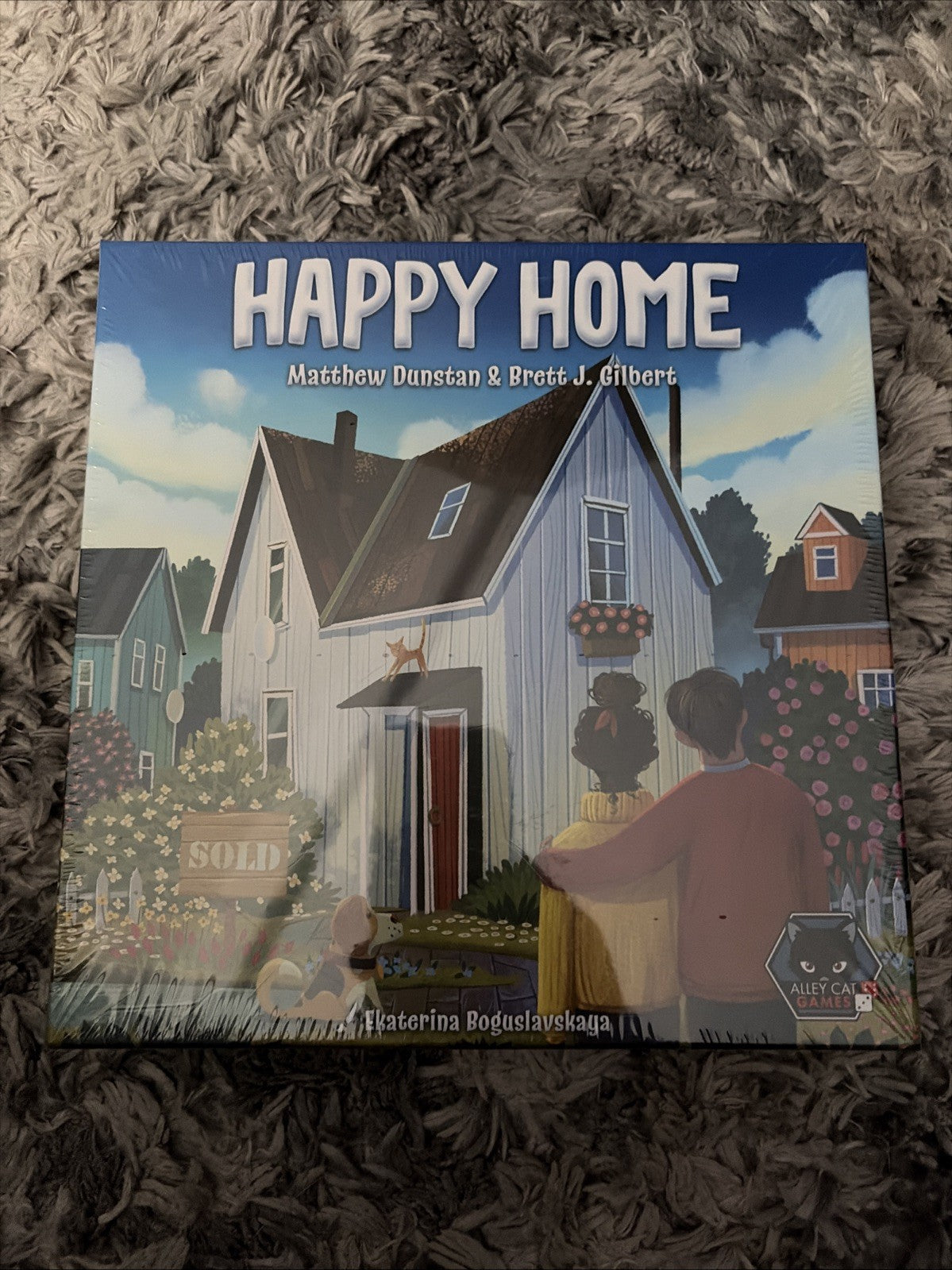 NEW In Shrink Wrap Alley Cat Games HAPPY HOME Board Game Polyomino Ages 7+