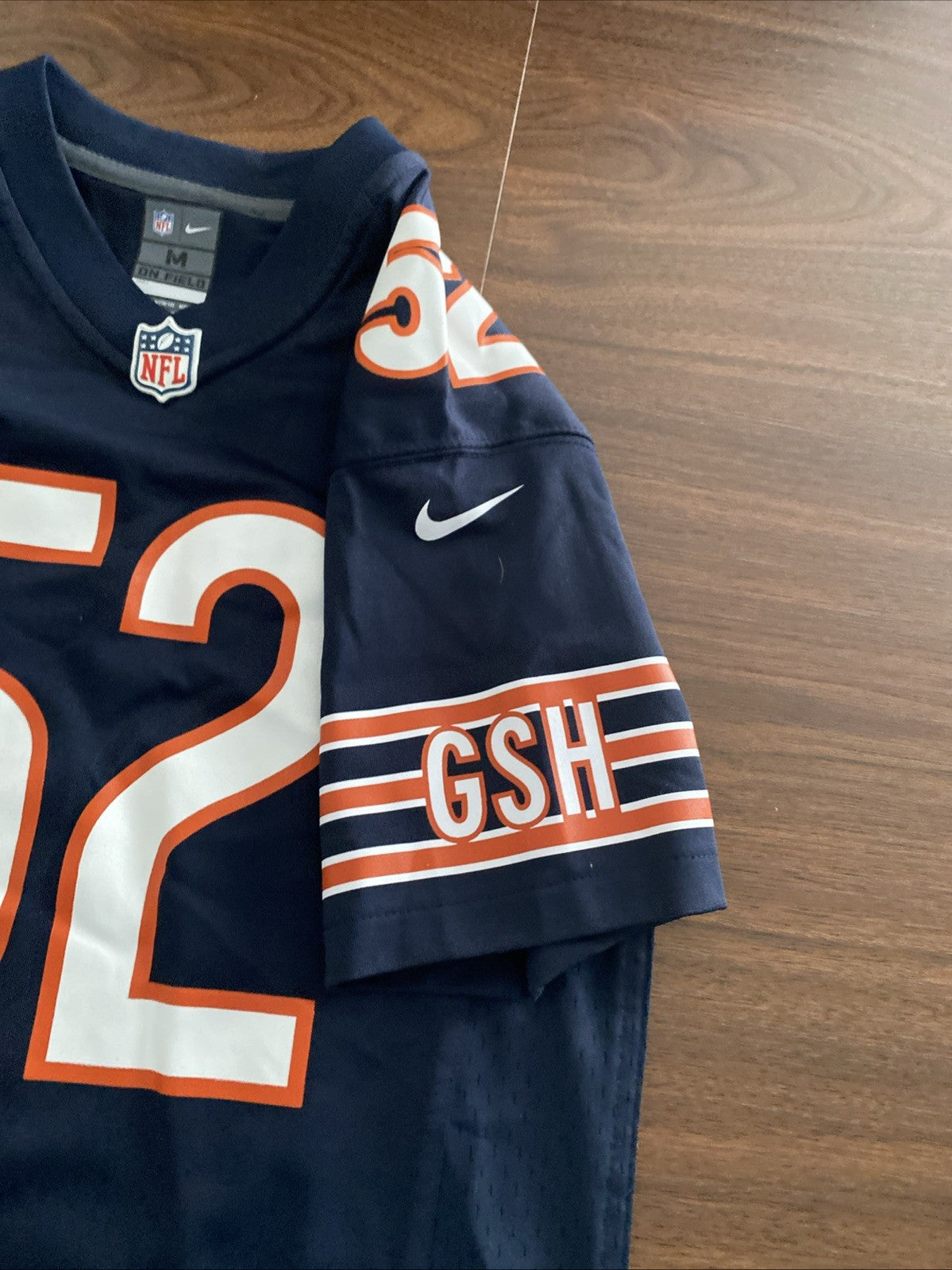 Nike Chicago Bears Football Jersey Youth Medium M 12/14 Blue NFL Khalil Mack 52
