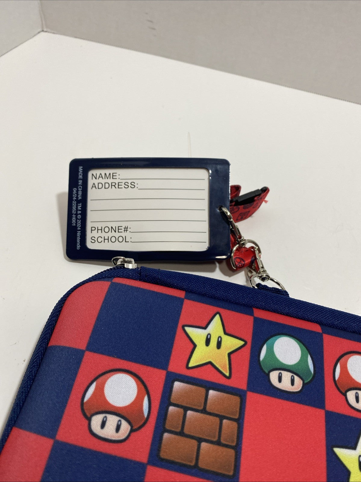 Nintendo Super Mario Bros Carrying Case Holds System