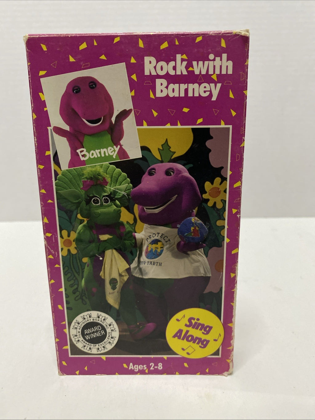 VTG VHS Barney & Friends Rock With Barney 1991 Video Tape Sing Along Lyons Group