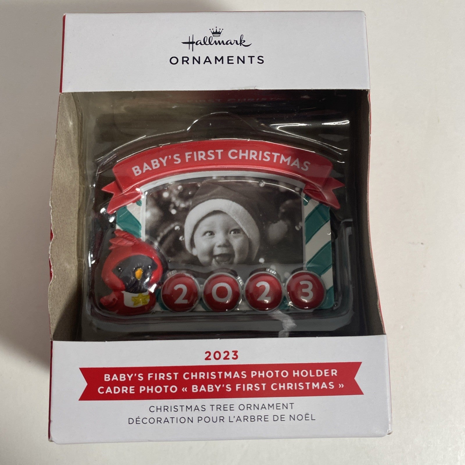 2023 Hallmark BABY'S FIRST CHRISTMAS Photo Frame Christmas Ornament