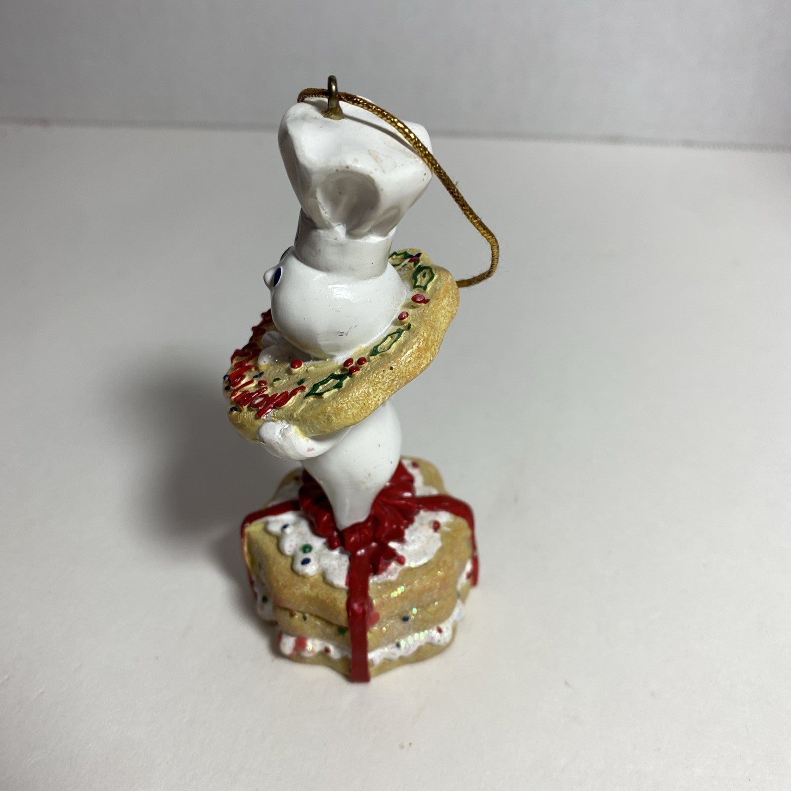 Vintage 2003 Pillsbury Dough Boy Shortbread Sugar Cookies Christmas Ornament 4"