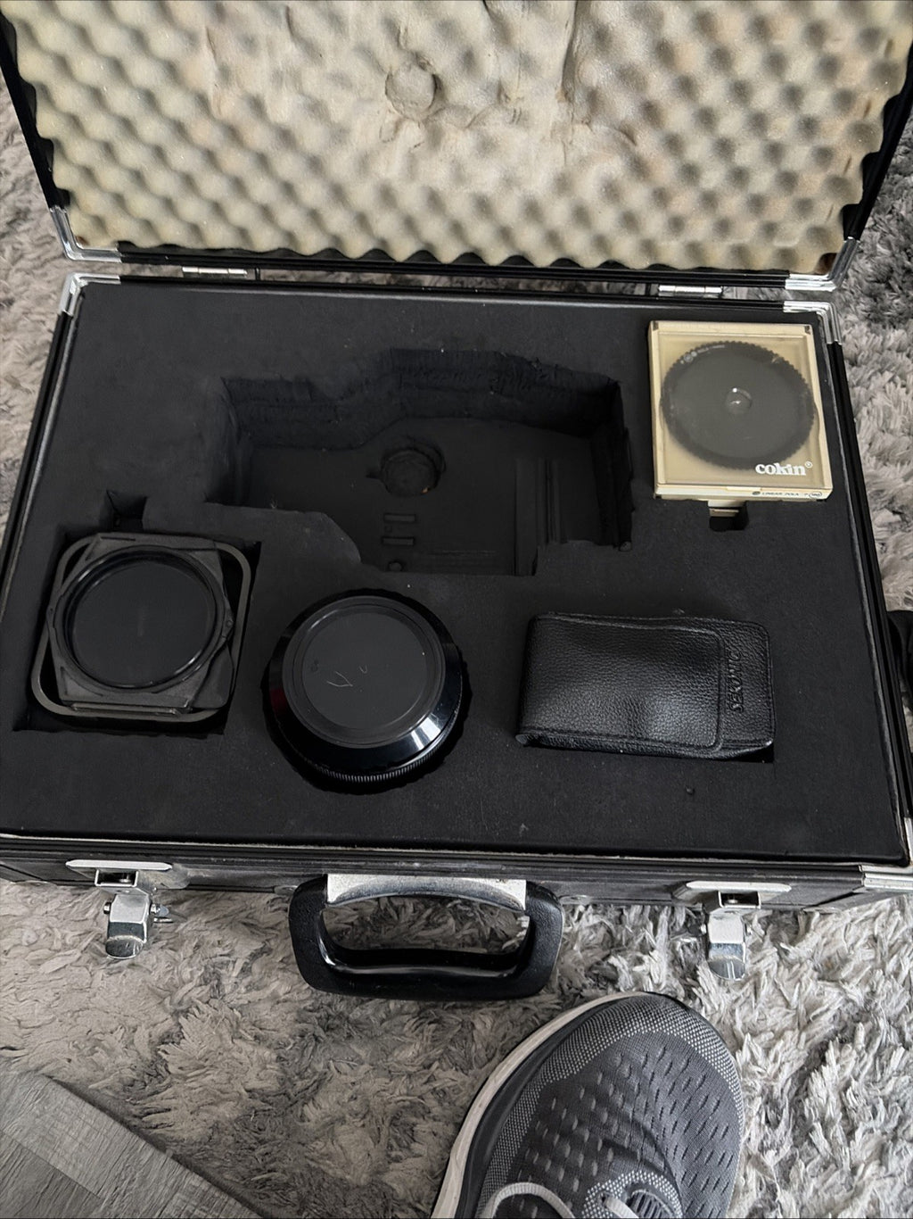 Lot Mamiya RB67 Pro S 90mm f/3.8 Sekor C Lens Film Camera Case And Equipment