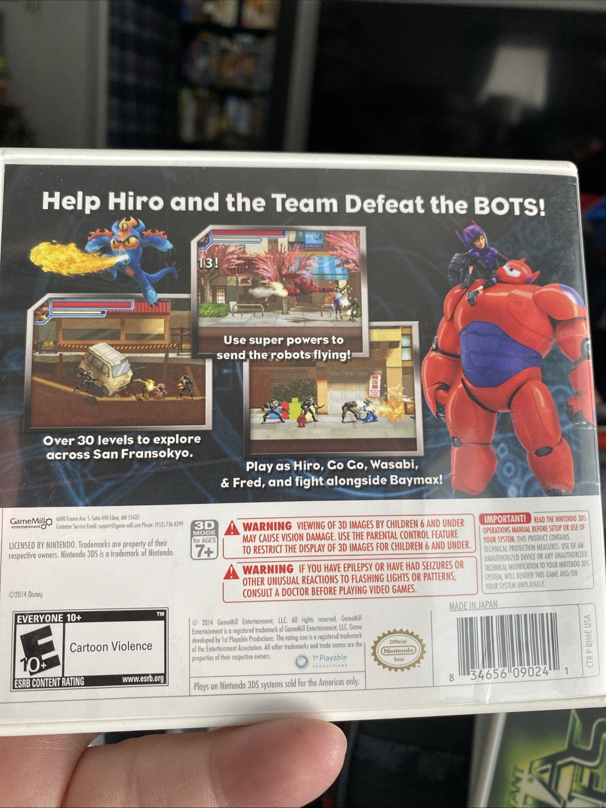 Big Hero 6: Battle in the Bay (Nintendo 3DS, 2014)