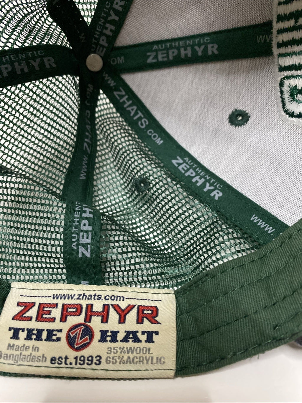 Zephyr the hat Ohio university bobcat trucker hat adjustable back