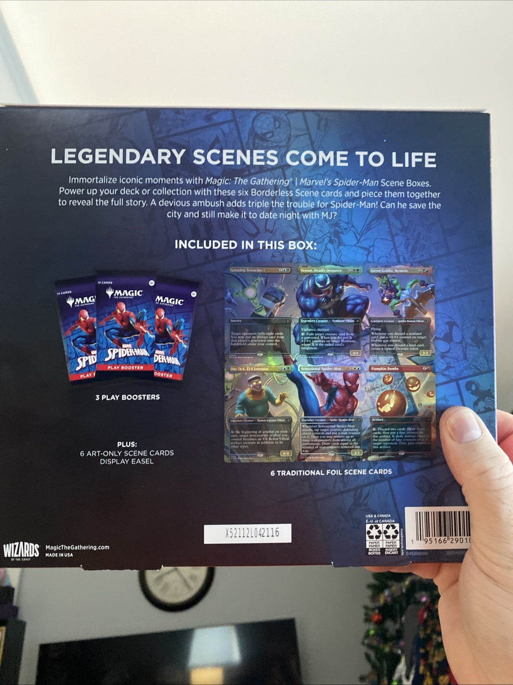 Magic: The Gathering Marvel's Spider-Man Scene Box~In Hand  **SEALED~BRAND NEW**