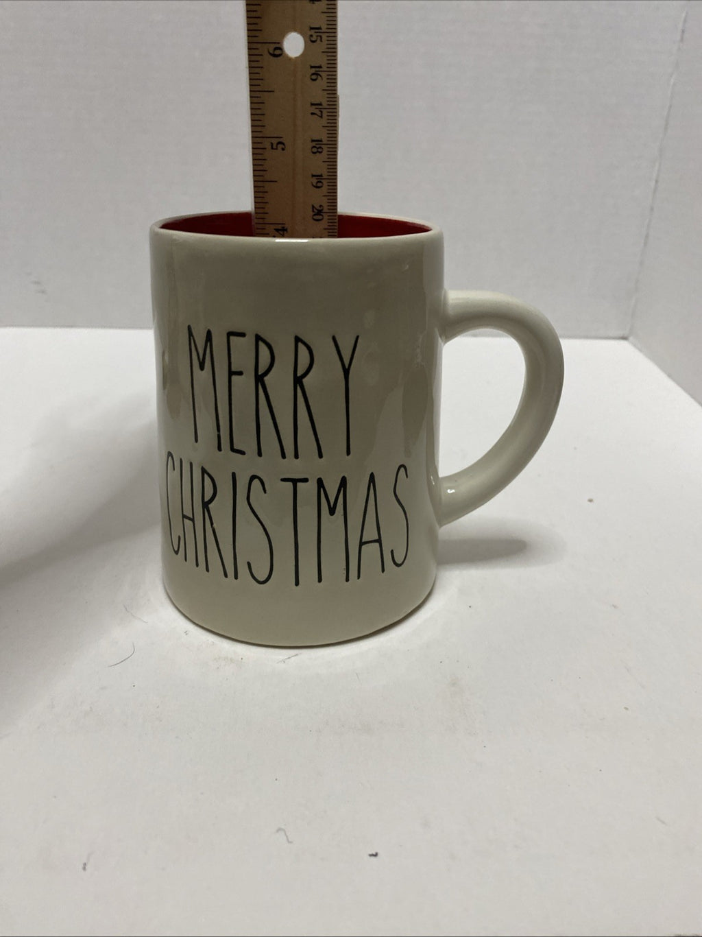 A Tyler - Merry Christmas ceramic coffee, tea cup/mug with Red  Inside