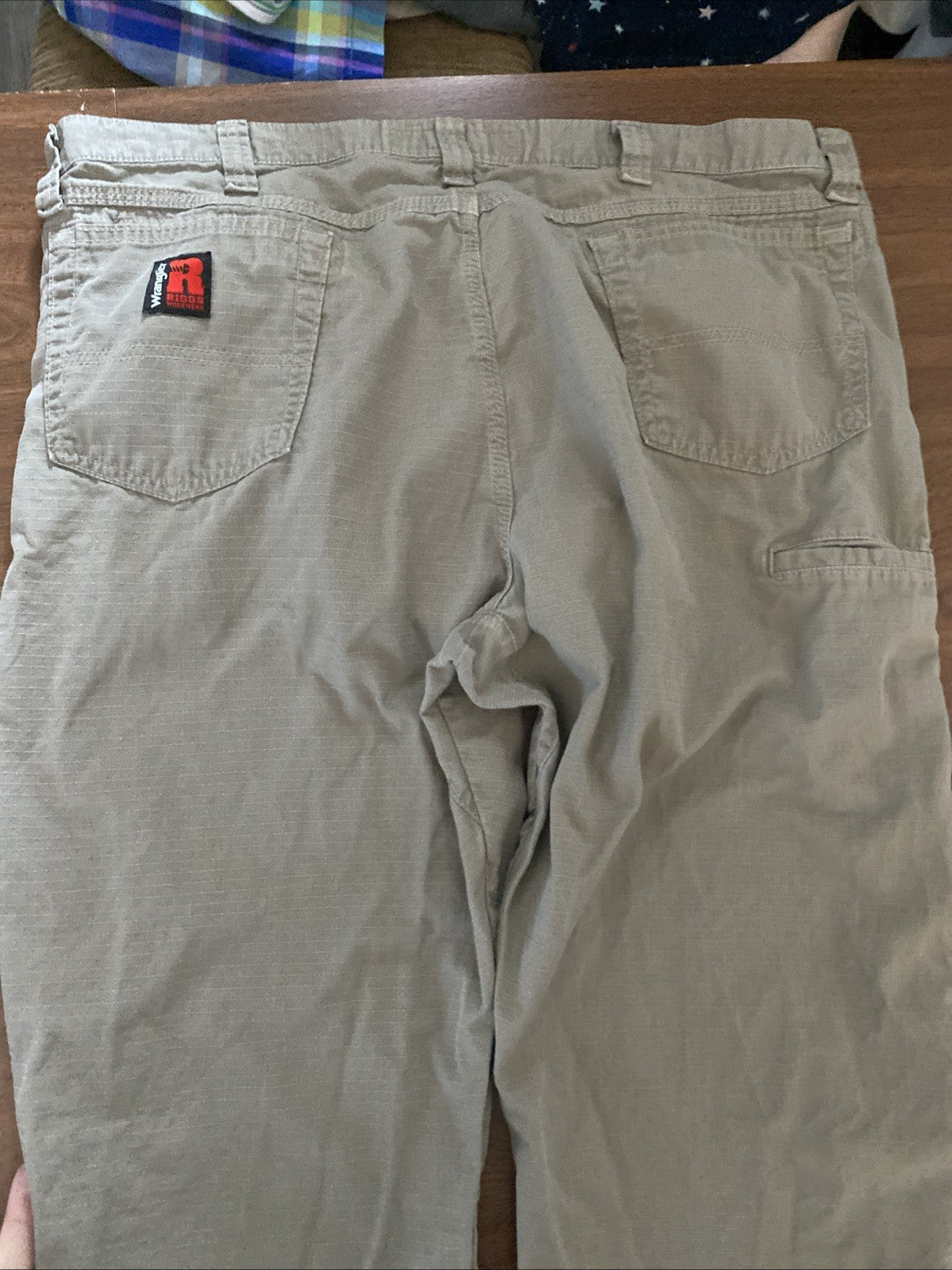Wrangler RIGGS Workwear Pants Mens 40 x 30 Tan/Khaki Cargo
