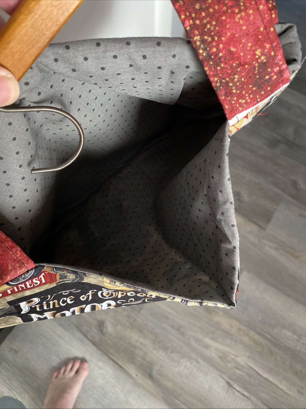 Homemade motorcycle Bag