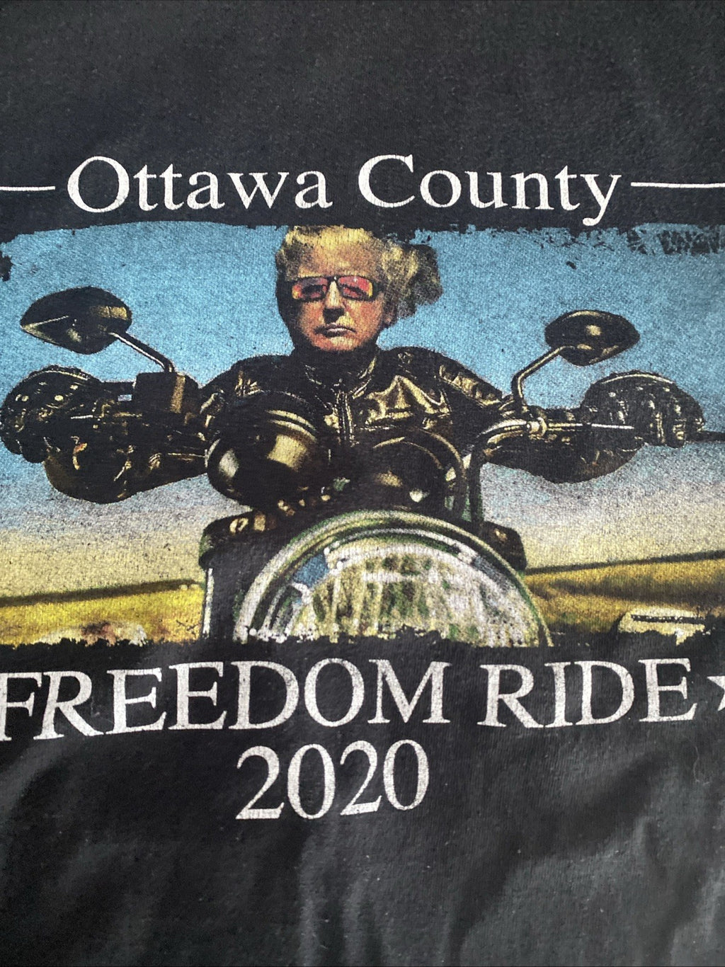 Keep America great Ottawa County freedom ride 2020 men’s extra large black short