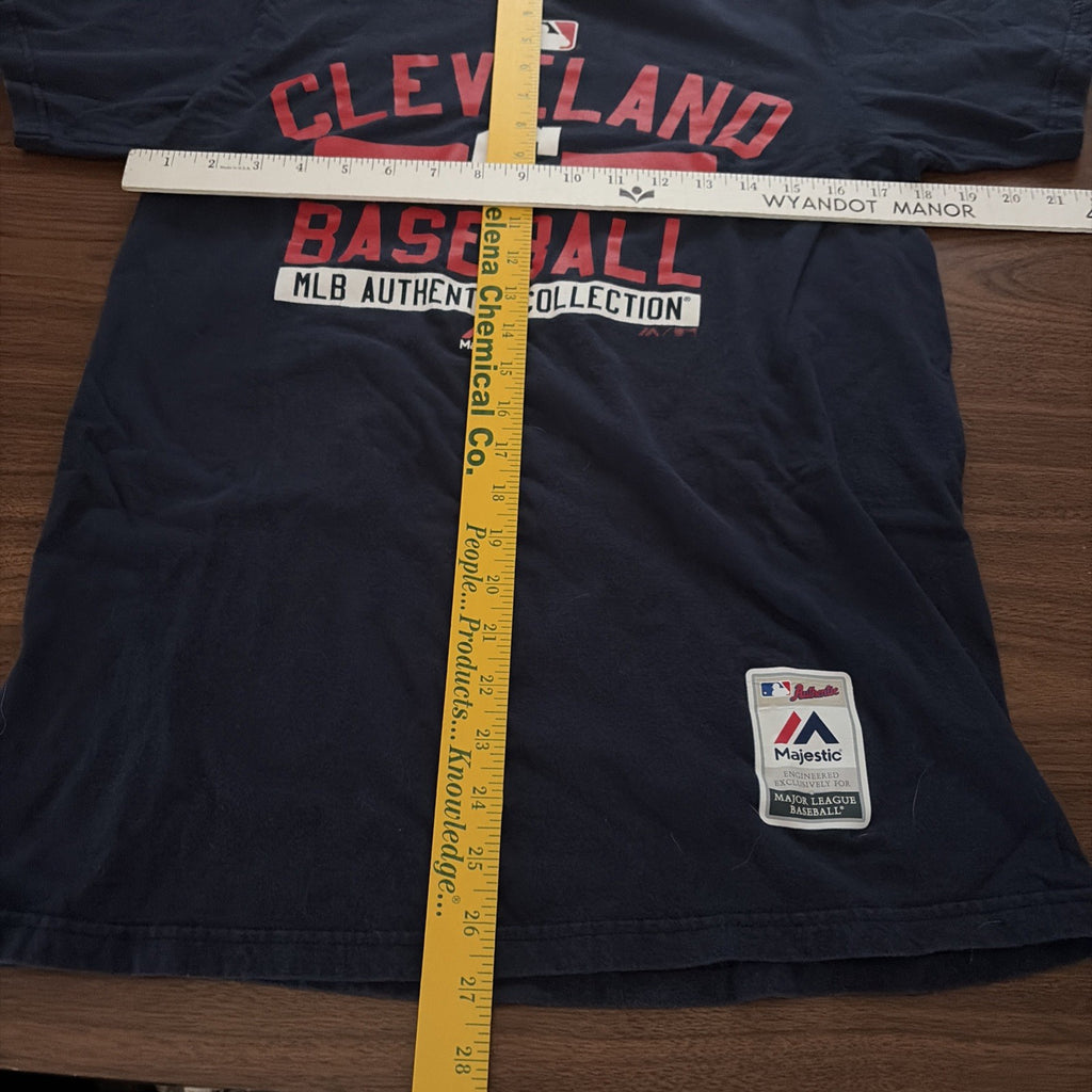 Majestic MLB Cleveland Guardians Baseball Shirt Mens Medium