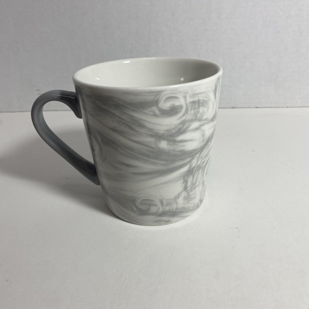 Starbucks 2020 Coffee Tea Hot Chocolate Cup/Mug Gray Swirl Marble 18 oz F